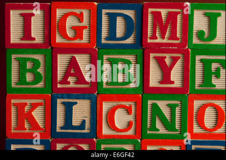 Alphabet Blocks stacked together Stock Photo: 72892504 - Alamy