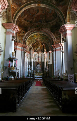 Minorite temple in Eger Stock Photo