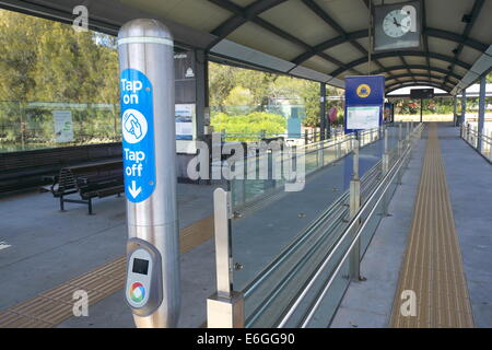 Sydney olympic park ferry wharf in western sydney,new south wales,australia Stock Photo