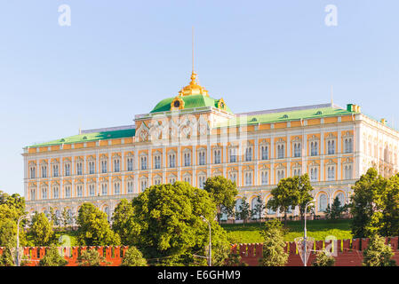 Grand Kremlin Palace in Moscow in the morning Stock Photo