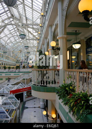 Interior of Blanchardstown Shopping Centre, Dublin Ireland Stock Photo ...