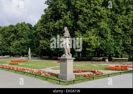 Saxon Garden ( Ogrod Saski) in Warsaw, Poland, Europe, UNESCO Heritage Site Stock Photo