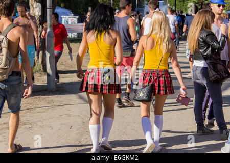 Sziget Festival in Budapest. Stock Photo