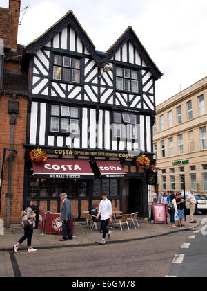 Costa Coffee shop, Stratford-upon-Avon, Warwickshire, UK Stock Photo