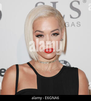 Las Vegas, Nevada, USA. 22nd Aug, 2014. Singer RITA ORA attends the grand opening of the SLS Las Vegas Hotel & Casino in Las Vegas, Nevada. © Marcel Thomas/ZUMA Wire/Alamy Live News Stock Photo