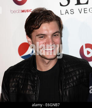 Aug. 22, 2014 - Las Vegas, Nevada, U.S. - Actor EMILE HIRSCH attends the grand opening of the SLS Las Vegas Hotel & Casino in Las Vegas, Nevada. (Credit Image: © Marcel Thomas/ZUMA Wire) Stock Photo