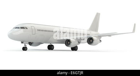 airbus isolated on white background 3d illustration Stock Photo - Alamy