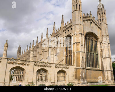 Kings College and Kings College Chapel, Cambridge England Stock Photo