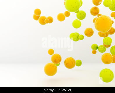 Abstract 3d spheres background Stock Photo