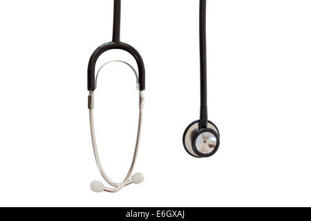 stethoscope and white background Stock Photo - Alamy