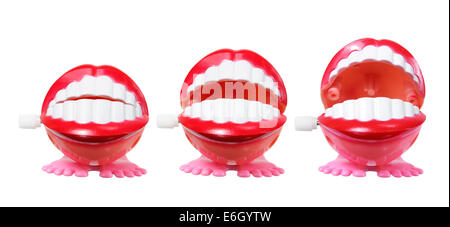 Chattering Teeth Toys Stock Photo