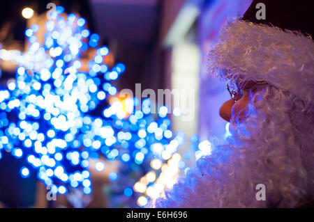 Santa Claus bokeh Stock Photo