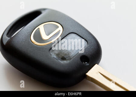 Lexus car key closeup Stock Photo