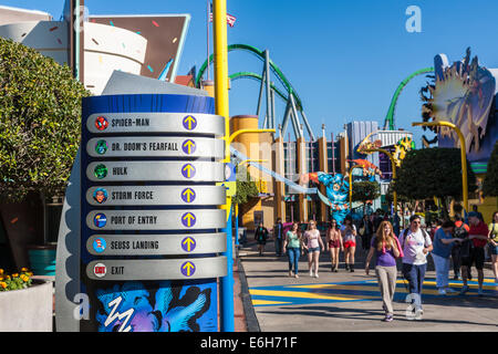 Islands of Adventure sign at Universal Studios Orlando Florida USA ...