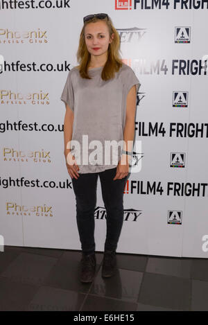 The 15th Film4 Frightfest on 23/08/2014 at The VUE West End, London. The cast attend the World Premiere of The Sleeping Room.  Persons pictured: Leila Mimmack. Picture by Julie Edwards Stock Photo