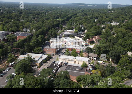 Aerial View Of Maplewood, New Jersey Stock Photo - Alamy