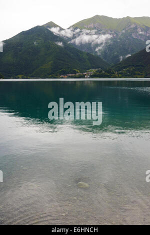 Lago di Ledro, west of lake Garda, Trento, Italy, Europe Stock Photo