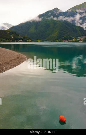 Lago di Ledro, west of lake Garda, Trento, Italy, Europe Stock Photo