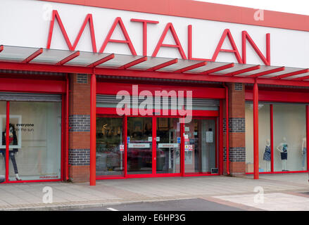 Matalan store, Trowbridge Retail Park, Trowbridge, Wiltshire, England, UK Stock Photo