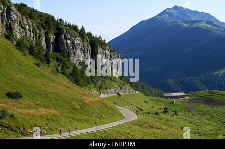 Scenery and Hiking at Monte Altissimo near Torbole, Lake Garda, Lago di Garda, Trentino, South Tyrol, Italy Stock Photo
