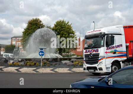 The Dandelion Fountain, Nuneaton, Warwickshire, England, UK Stock Photo