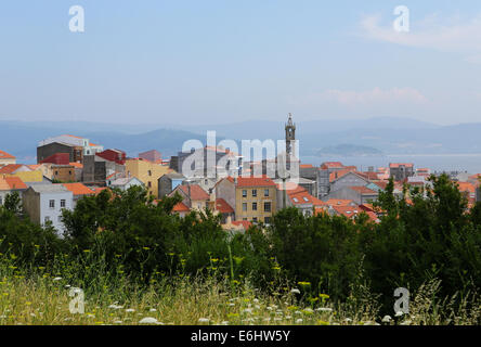 The beatiful village Carino near Ortigueira in Galicia, Spain, forms part of the Rias Altas region of Spain. Stock Photo