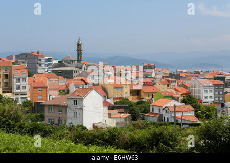 The beatiful village Carino near Ortigueira in Galicia, Spain, forms part of the Rias Altas region of Spain. Stock Photo