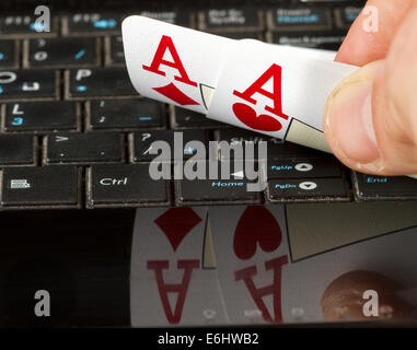 Two aces Stock Photo