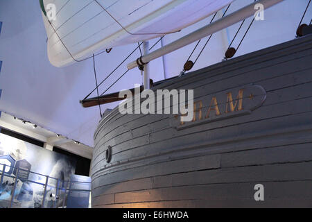 FRAM Polar Expedition Ship in the Norwegian Museum in Oslo Stock Photo