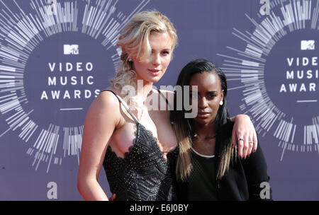 Los Angeles, California, USA. 24th Aug, 2014. Ireland Baldwin attending the 2014 MTV Video Music Awards - Arrivals held at The Forum in Inglewood, California on August 24, 2014. 2014 Credit:  D. Long/Globe Photos/ZUMA Wire/Alamy Live News Stock Photo