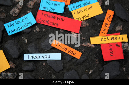 (140825) -- LONDON, Aug. 25, 2014 (Xinhua) -- Scraps of paper are seen on the street during the Notting Hill Carnival in London, Britain, on August 24, 2014. The Notting Hill Carnival is the largest street festival in Europe and was first held in 1964 by the Afro-Caribbean community. Over the bank holiday weekend, the streets come alive to bands, colourful floats and costumed performers as members of the public flood into the area to join the celebrations. (Xinhua/Han Yan) Stock Photo