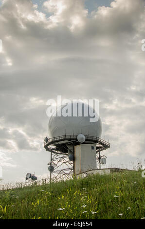 Weather radar in nature with a blue sky Stock Photo - Alamy