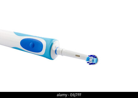 Modern electric tooth brush isolated on white background Stock Photo