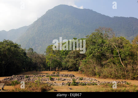 Mountains at the Valle de Anton, Cocle province, Panama, seen from El Nispero. Stock Photo