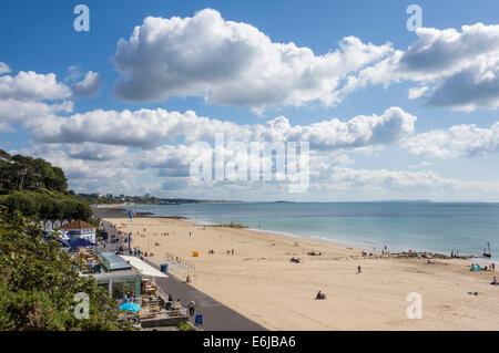 Branksome Beach and Poole Bay, Dorset, England, UK Stock Photo