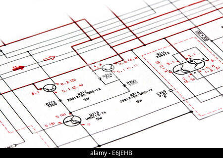 electrical wiring diagram Stock Photo: 24571484 - Alamy