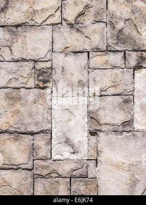 Detailed surface of stone wall for background or texture Stock Photo