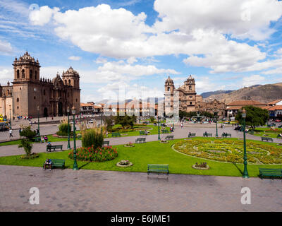 Plaza de Armas - Cusco, Peru Stock Photo