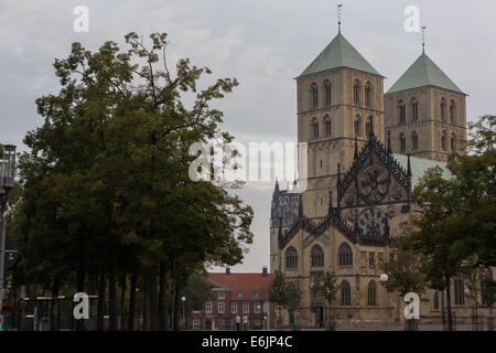 The Dom (cathedral) in Münster in NRW, Germany Stock Photo