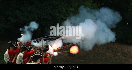 Musket fire Stock Photo