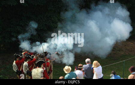 Musket fire Stock Photo