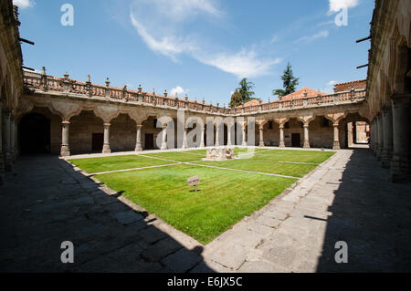 Cloister of Escuelas menores Salamanca Stock Photo