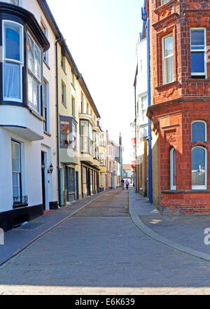 Cromer town centre shops Norfolk England UK GB EU Europe Stock Photo ...