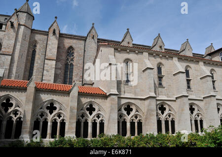 The Abbey Church of Saint-Robert La Chaise Dieu Haute Loire Auvergne Massif Central France Stock Photo