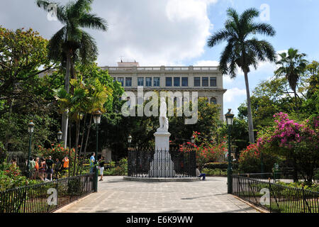 Parque Céspedes Plaza de Armas Havana Cuba Stock Photo