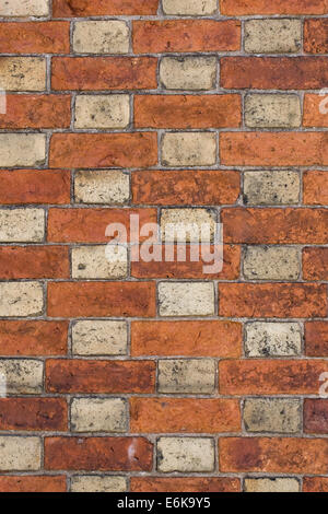 Brick wall pattern on an old Victorian building. Stock Photo