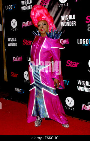 RuPaul's Drag Race Season 6 Premiere Party - Arrivals  Featuring: Vivacious Where: Los Angeles, California, United States When: 17 Feb 2014 Stock Photo