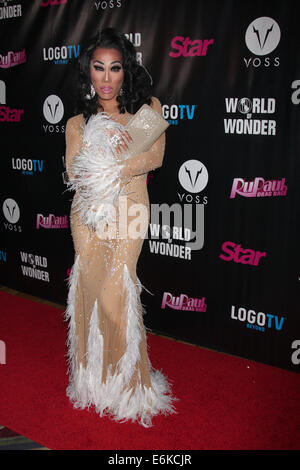 Drag queen Gia Gunn of RuPaul's Drag Race poses for a picture at