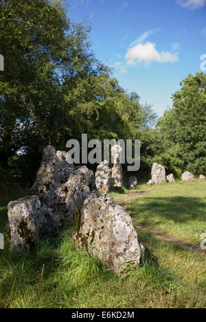 The Rollright stones. Oxfordshire, England Stock Photo