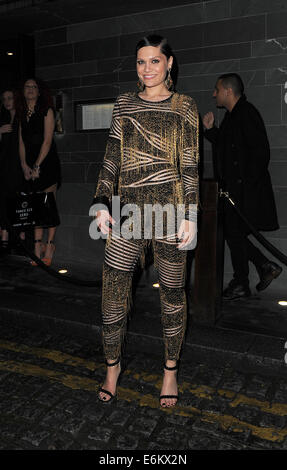 The BRIT Awards - Three Six Zero Group and ROC NATION Party at Hakkasan  Featuring: Jessie J Where: London, United Kingdom When: 19 Feb 2014 Stock Photo